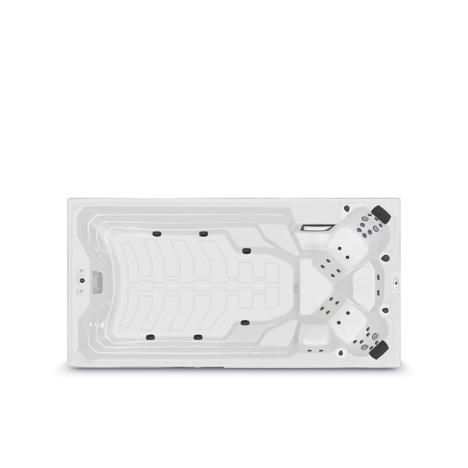 Wellis Elba Premium swim spa top view