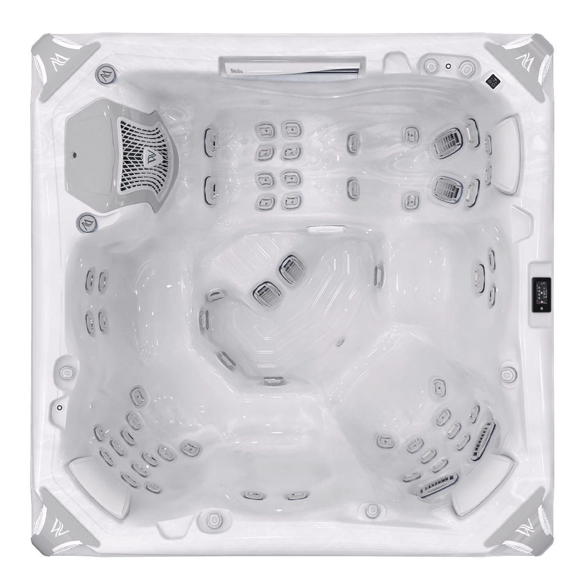 Wellis Kilimanjaro Life hot tub top view